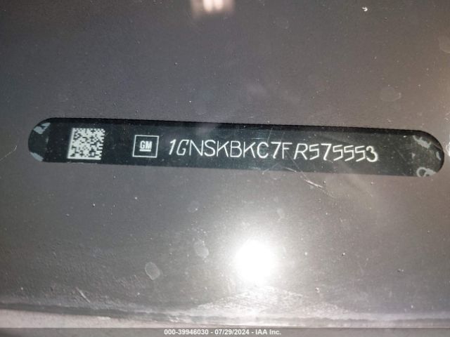 1GNSKBKC7FR575553 Chevrolet Tahoe K1500 Lt
