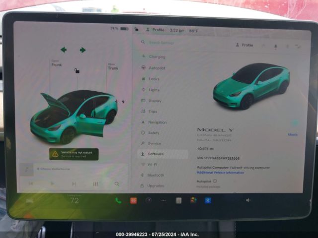5YJYGAEE4MF285995 Tesla Model Y Long Range Dual Motor All-wheel Drive