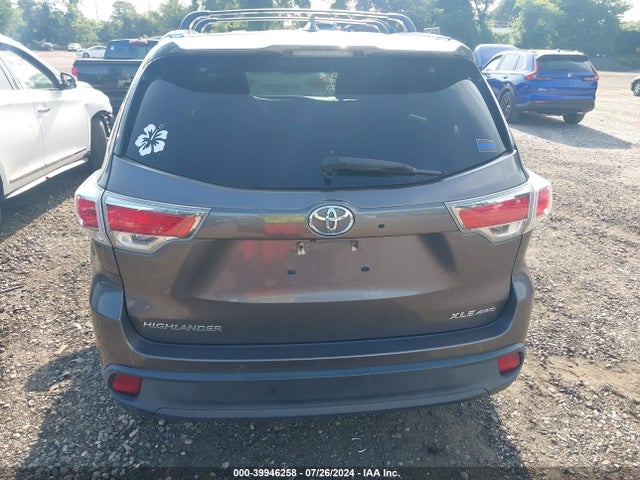 Toyota Highlander Xle V6 2016 5TDJKRFH7GS250729 Image 16