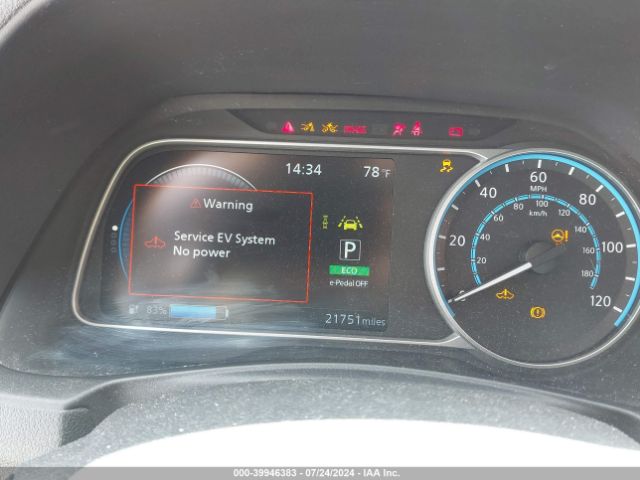 1N4AZ1CP2LC301919 Nissan Leaf Sv 40 Kwh