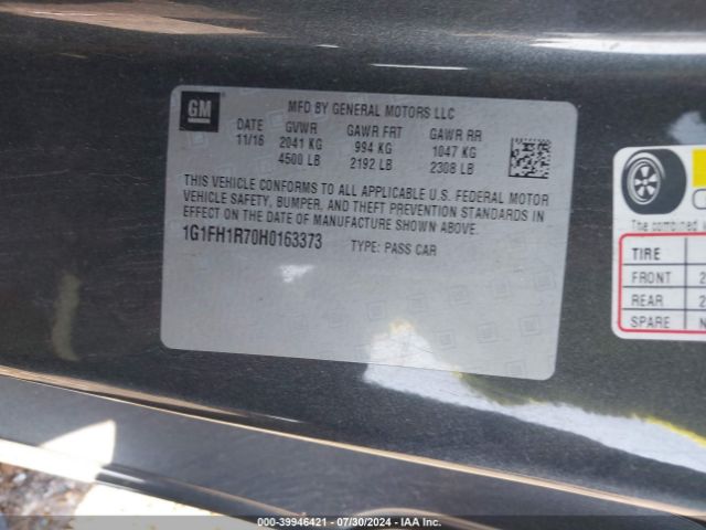 1G1FH1R70H0163373 Chevrolet CAMARO 2SS