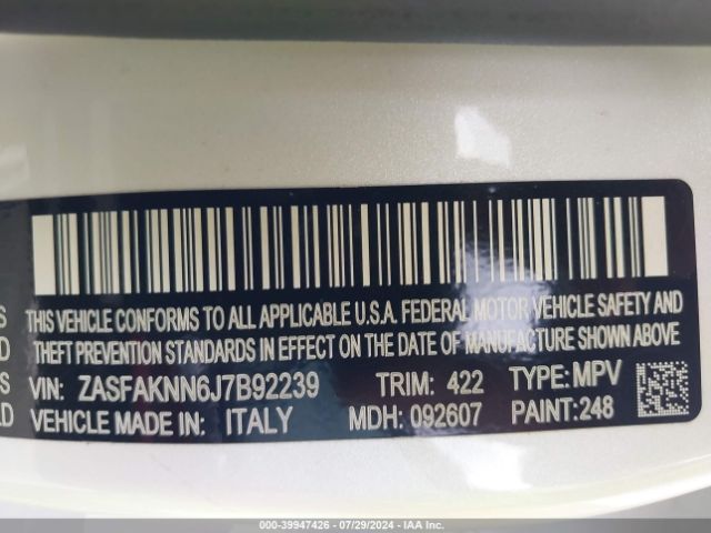 ZASFAKNN6J7B92239 Alfa Romeo Stelvio Ti Sport Awd