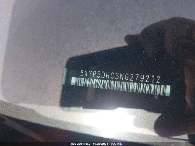 5XYP5DHC5NG279212 KIA Telluride Sx