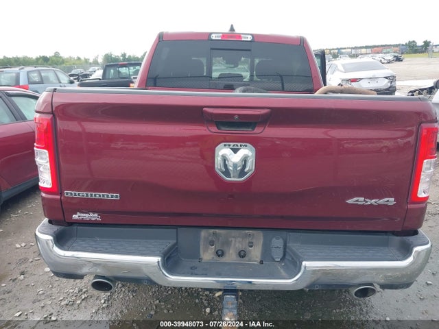 39948073 :رقم المزاد ، 1C6SRFFT4NN405928 vin ، 2022 Ram 1500 Big Horn  4x4 5'7 Box مزاد بيع
