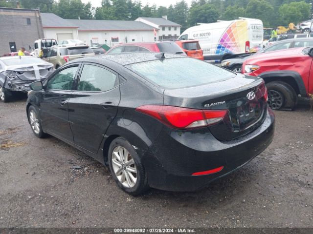 KMHDH4AE3GU587269 Hyundai ELANTRA SE