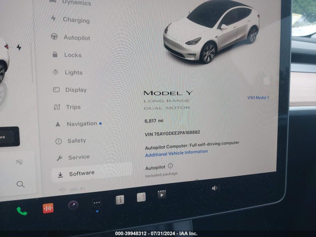 2023 TESLA MODEL Y 7SAYGDEE2PA188882 Photo 6