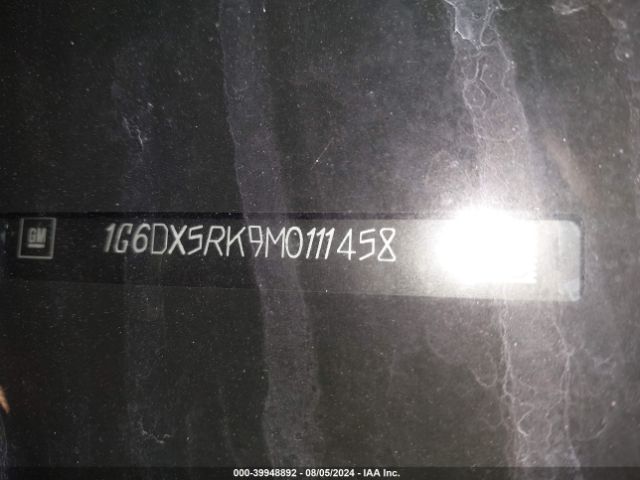 1G6DX5RK9M0111458 Cadillac CT5 LUXURY