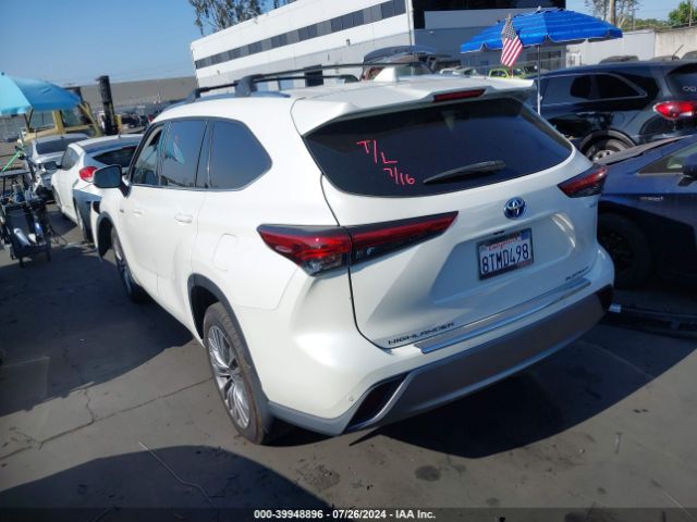5TDEBRCH4MS027775 Toyota Highlander Hybrid Platinum