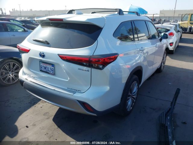 5TDEBRCH4MS027775 Toyota Highlander Hybrid Platinum