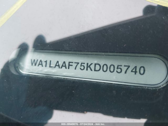 WA1LAAF75KD005740 Audi Q7 55 Premium/55 Se Premium