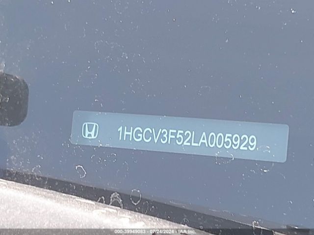 1HGCV3F52LA005929 Honda Accord Hybrid Ex-l
