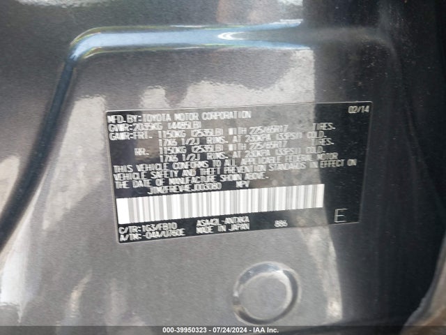Toyota RAV4 LE 2014 JTMZFREV4EJ003080 Image 9