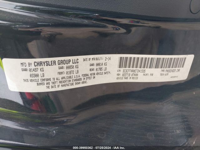 3C3CFFAR0ET241535 Fiat 500 POP