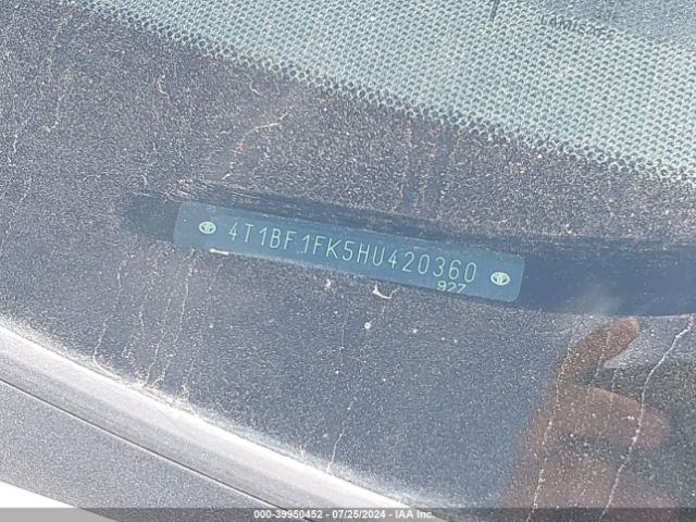 4T1BF1FK5HU420360 Toyota CAMRY SE