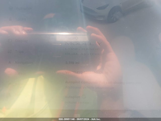 2024 TESLA MODEL Y 7SAYGAEE5RF077456 Photo 6