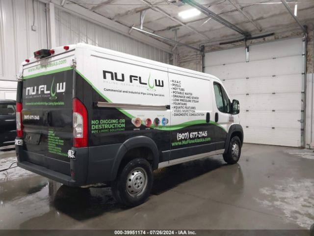 3C6TRVAG9JE100142 RAM Promaster 1500 Low Roof 136 Wb