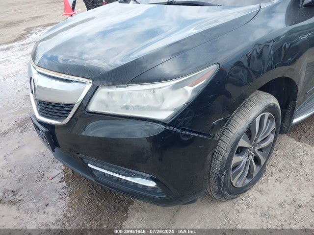 5FRYD4H60FB002704 Acura Mdx Technology Pkg W/entertainment Pkg
