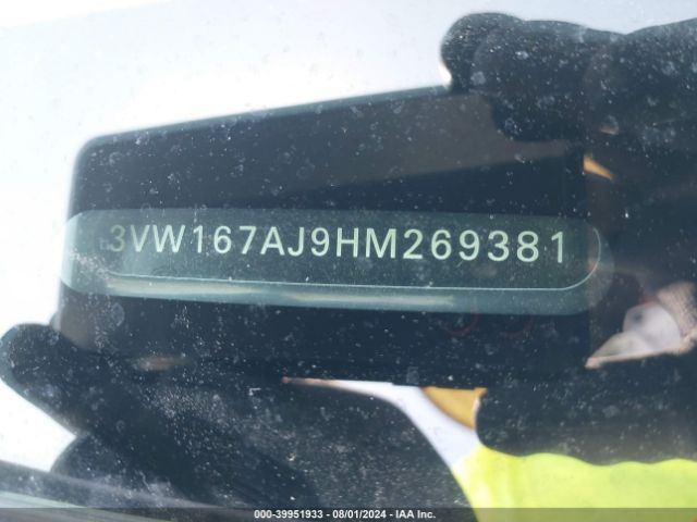 3VW167AJ9HM269381 Volkswagen Jetta 1.4t S