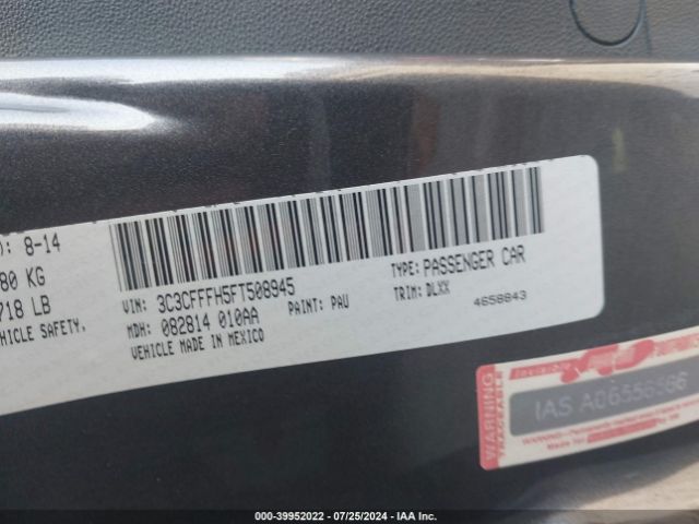 3C3CFFFH5FT508945 Fiat 500 ABARTH