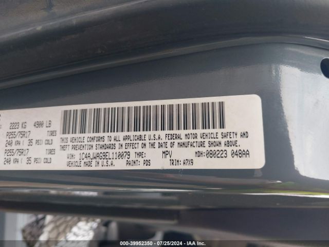 1C4AJWAG9EL110079 Jeep Wrangler Sport