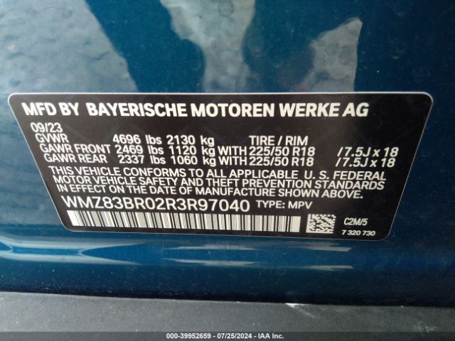 WMZ83BR02R3R97040 Mini Countryman Cooper S