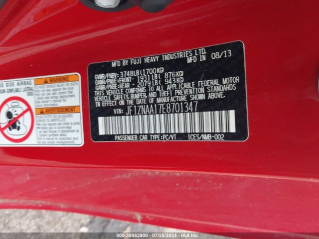 JF1ZNAA17E8701347 Scion Fr-s Monogram