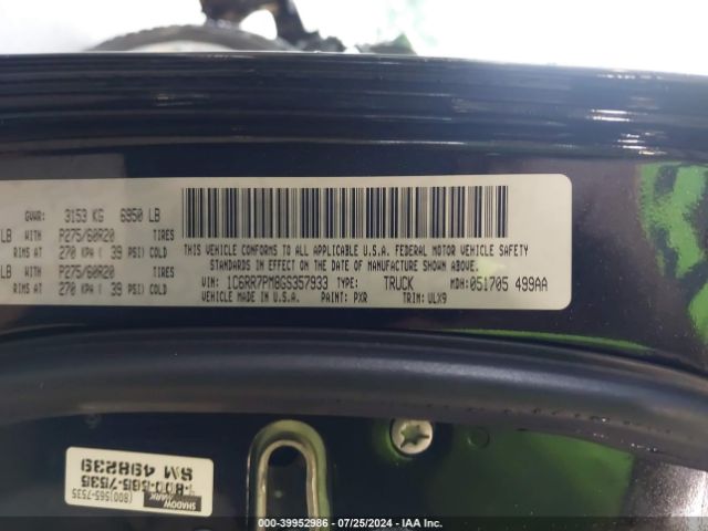 1C6RR7PM8GS357933 RAM 1500 Longhorn Limited