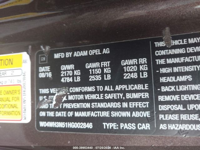 W04WH3N51HG002846 Buick Cascada Premium
