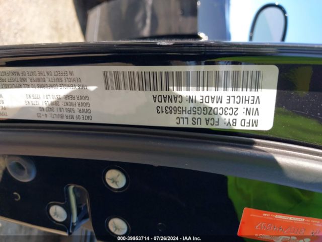 2C3CDZGG5PH568313 Dodge Challenger Sxt Awd