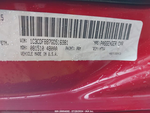 Dodge DART SXT 2016 1C3CDFBB7GD516981 Image 9