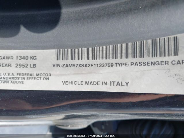 ZAM57XSA2F1133759 Maserati Ghibli