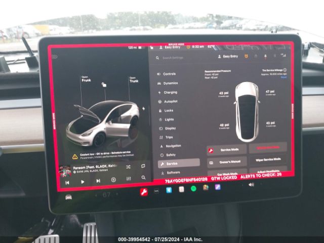 7SAYGDEF8NF540128 Tesla Model Y Performance Dual Motor All-wheel Drive