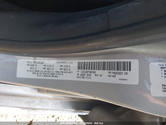 1C3CCCAB7FN697642 Chrysler 200 Limited