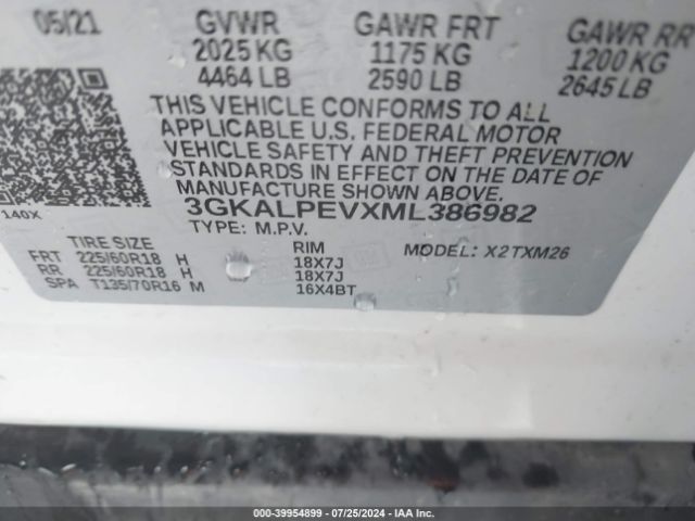3GKALPEVXML386982 GMC Terrain Fwd Slt