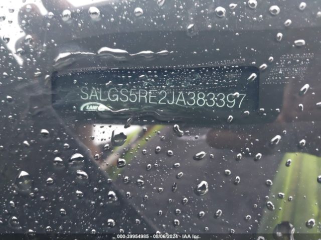 SALGS5RE2JA383397 Land Rover Range Rover 5.0l V8 Supercharged