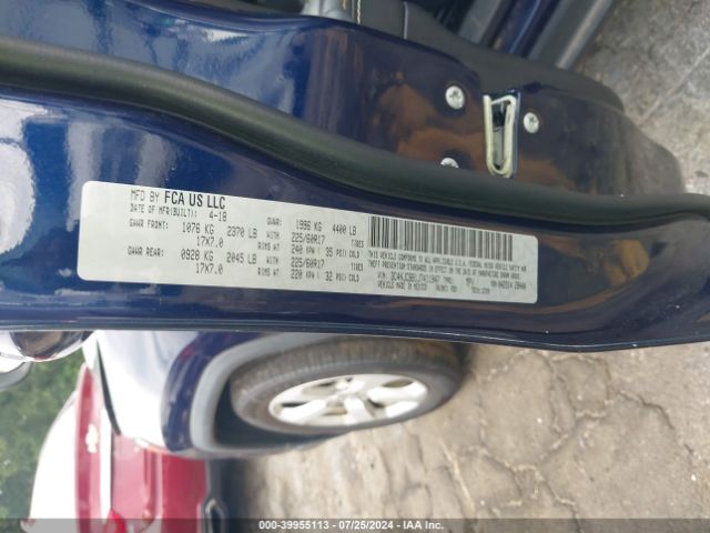 3C4NJCBB1JT411947 Jeep Compass Latitude Fwd