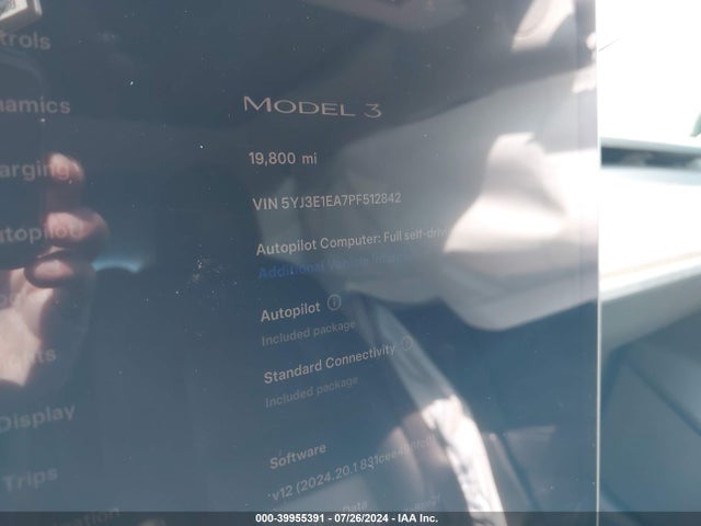 2023 TESLA MODEL 3 5YJ3E1EA7PF512842 Photo 6