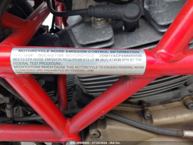 2008 DUCATI HYPERMOTARD ZDM1YACPX8B005920 Photo 9