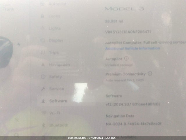 Tesla Model 3 Rear-wheel Drive 2022 5YJ3E1EA0NF295471 Image 17
