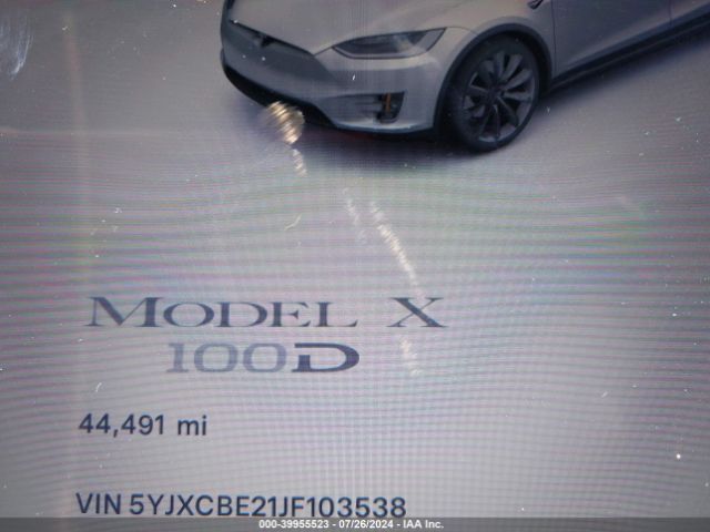 5YJXCBE21JF103538 Tesla Model X 100d/75d/p100d