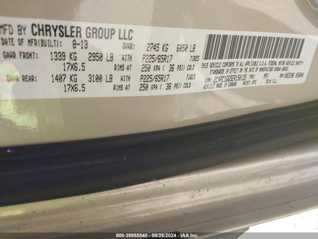 2C4RC1GG5ER150125 Chrysler Town & Country Limited