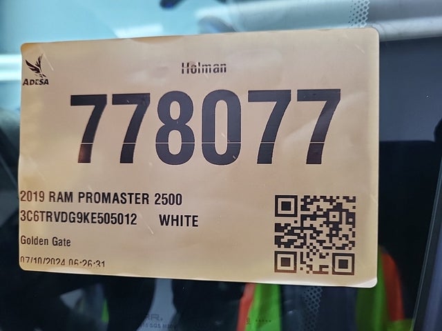 3C6TRVDG9KE505012 RAM Promaster 2500 2500 High