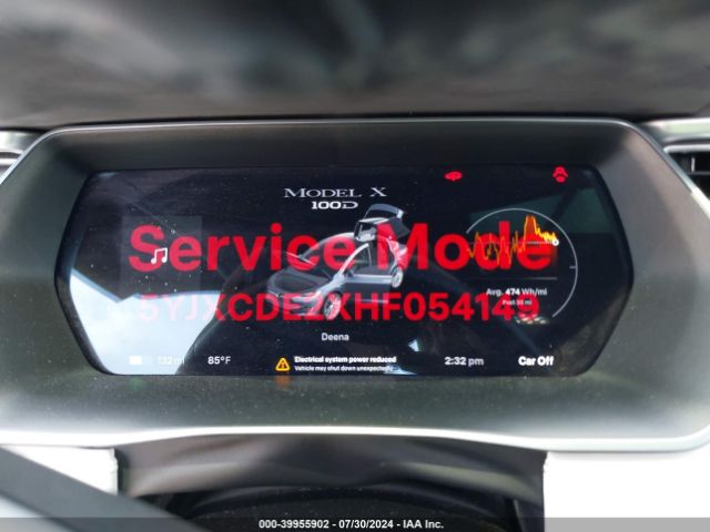 5YJXCDE2XHF054149 Tesla Model X 100d/75d/90d