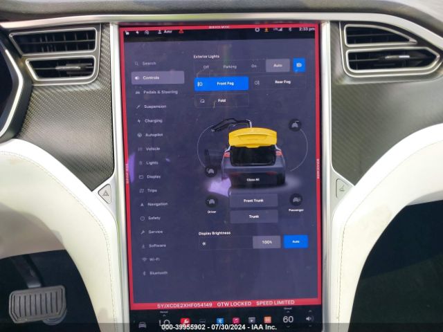 5YJXCDE2XHF054149 Tesla Model X 100d/75d/90d