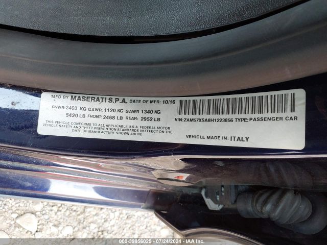 ZAM57XSA8H1223856 Maserati Ghibli