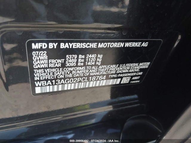 BMW 530e 2023 WBA13AG02PCL18764 Image 9