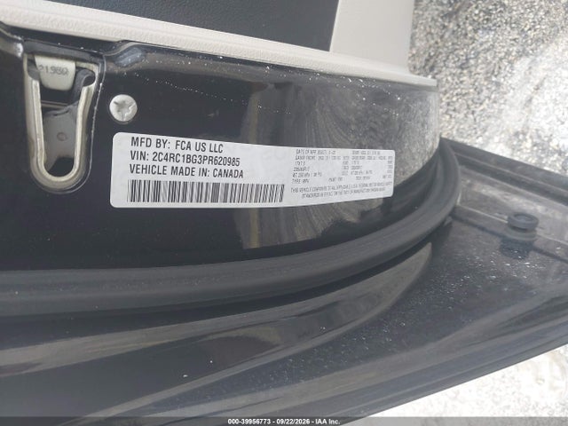 2023 Chrysler Pacifica Touring L მანქანა იყიდება აუქციონზე, vin: 2C4RC1BG3PR620985, აუქციონის ნომერი: 39956773