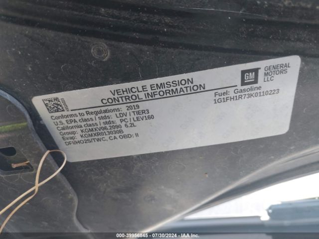 1G1FH1R73K0110223 Chevrolet CAMARO 2SS
