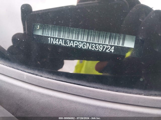 Nissan Altima 2.5 S 2016 1N4AL3AP9GN339724 Image 9