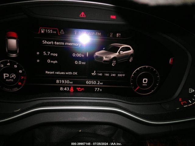 WA1ANAFY9J2014360 Audi Q5 2.0t Premium/2.0t Tech Premium
